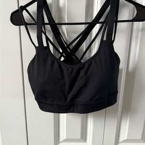 Black Strappy Women's Bralette